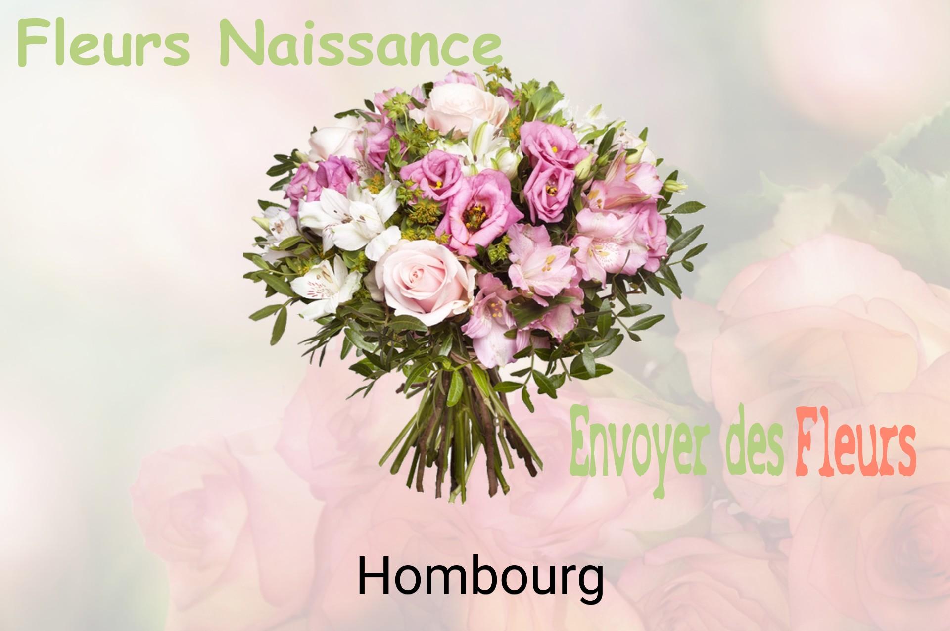 Bouquet de fleurs de naissance livré à Hombourg